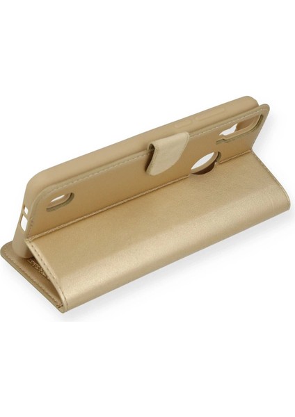 Reeder P13 Blue Kılıf Trend S Plus Kapaklı Kılıf - Gold - KA6756-4899