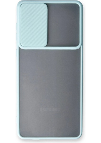 Samsung Galaxy A53 5g Kılıf Palm Buzlu Kamera Sürgülü Silikon - Turkuaz - KA2378-5075 fiyatları