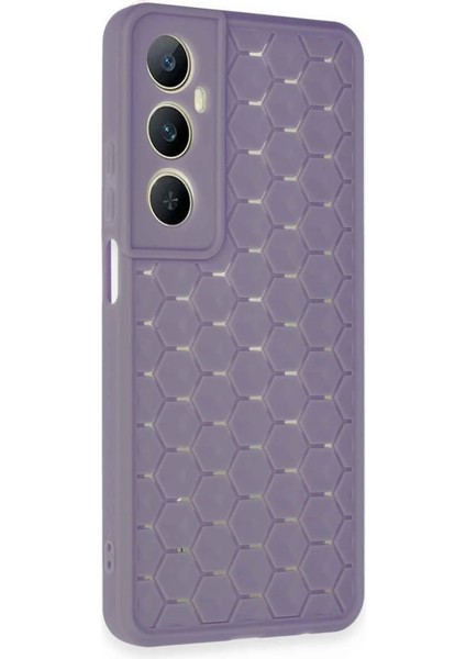 Realme C65 Kılıf Petek Silikon Kapak - Lila - KA4445-3935 fiyatları