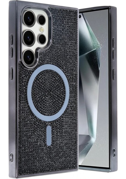 Samsung Galaxy S23 Ultra Helen Magsafe Kapak - Siyah - KA9928-3858