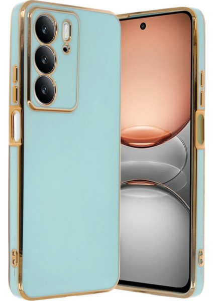 Realme C75 4g Kılıf Volet Silikon - Açık Yeşil - KA5207-7076