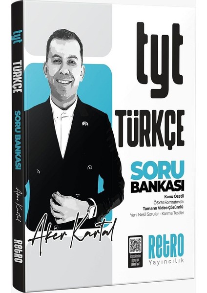 2026 Tyt Türkçe Soru Bankası Tamamı Video Çözümlü Retro Yayınları Aker Kartal