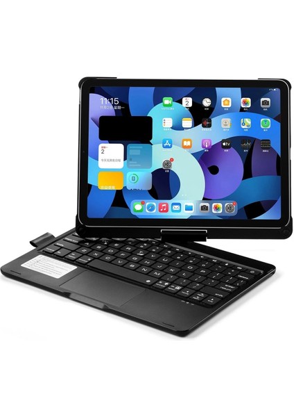 iPad Pro 13 (2024) F13 Ats Kılıf Magic Dönen Klavyeli Tablet Kılıf - Siyah - KA9864-6612