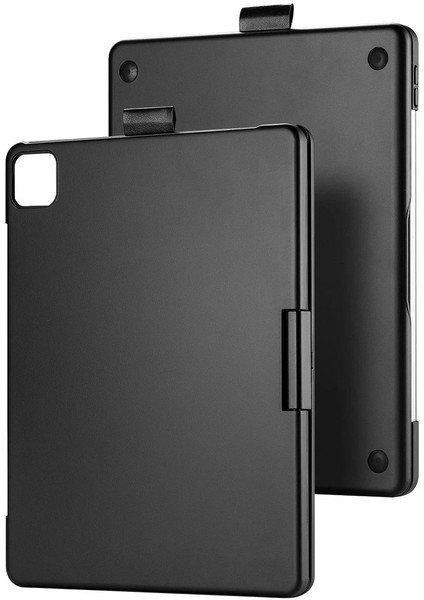 iPad Pro 13 (2024) F13 Ats Kılıf Magic Dönen Klavyeli Tablet Kılıf - Siyah - KA9864-6612