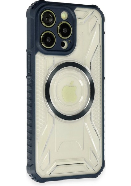 iPhone 14 Pro Max Kılıf Prag Magneticsafe Kapak - Lacivert - KA3165-7829