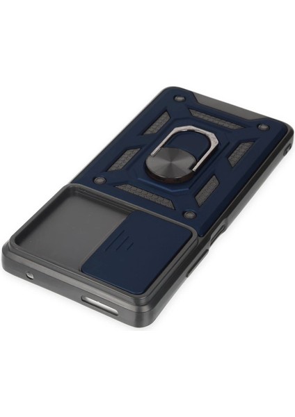 Xiaomi Mi 11T Pro Kılıf Pars Lens Yüzüklü Silikon - Lacivert - KA1851-9762 fırsatları