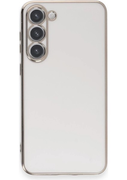 Samsung Galaxy S23 Plus Kılıf Volet Silikon - Beyaz - KA9878-1857