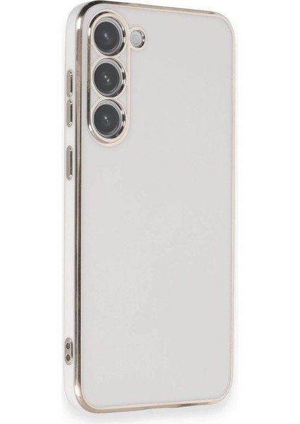 Samsung Galaxy S23 Plus Kılıf Volet Silikon - Beyaz - KA9878-1857