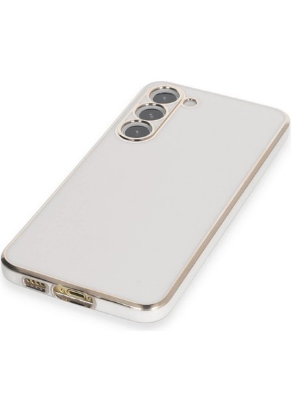 Samsung Galaxy S23 Plus Kılıf Volet Silikon - Beyaz - KA9878-1857
