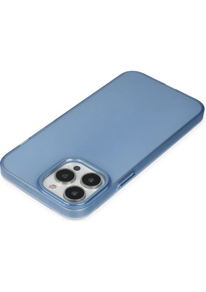 iPhone 13 Pro Max Kılıf Modos Metal Kapak - Mavi - KA3278-9336