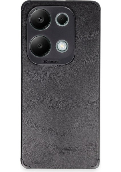 Xiaomi Redmi Note 13 4g Kılıf Loop Deri Silikon - Siyah - KA4377-1307