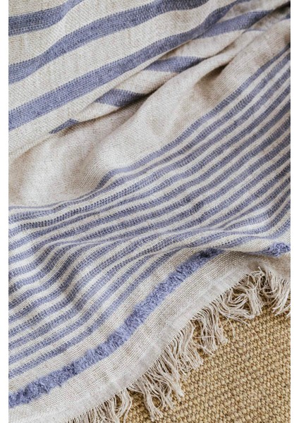 Çift Kişilik Keten Yatak Örtüsü Seti Brulee Denım - Yatak Ortusu fırsatları