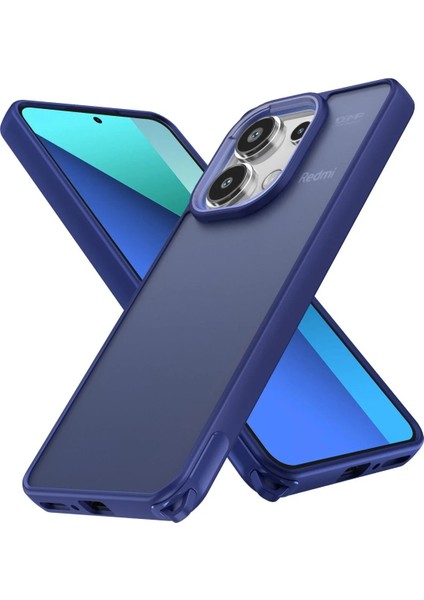 Xiaomi Redmi Note 13 Pro 4g Kılıf Elegant Kapak - Lacivert - KA9365-3987