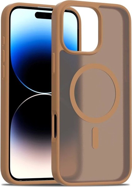 iPhone 16 Pro Max Jota Magsafe Kapak - Çöl Titanyum - KA3247-1689