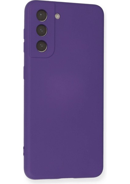 Samsung Galaxy S21 Kılıf Nano Içi Kadife Silikon - Mor - KA3929-2432 fiyatları