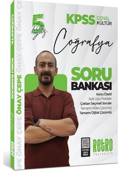 2026 Kpss Genel Kültür 5yüz Coğrafya Soru Bankası Tamamı Video Çözümlü Retro Yayınları