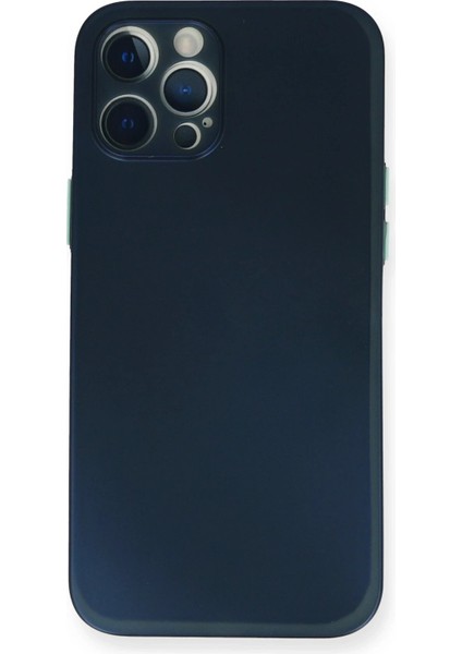 iPhone 12 Pro Kılıf Pp Ultra Ince Kapak - Mavi - KA9878-8585