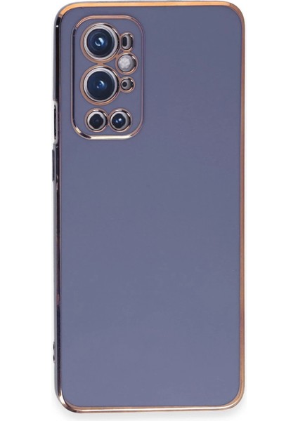 One Plus 9 Pro Kılıf Volet Silikon - Mavi - KA1619-8976