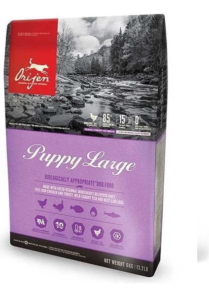 Orijen Puppy Large Tahılsız Tavuklu Yavru Köpek Maması 11.4 kg