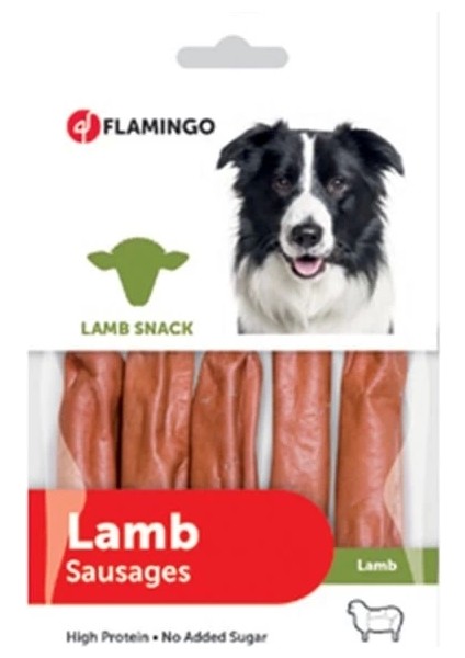 Flamingo Lamb Snack Kuzulu Sosis Köpek Ödül Maması 85 gr