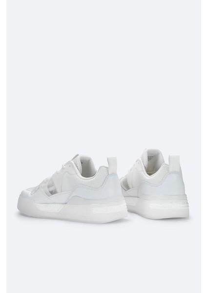 Erkek Beyaz Esnek Taban Sneaker Ayakkabı A41y8028 fırsatları