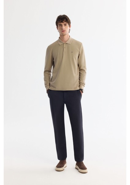 Erkek Vizon 2 Düğmeli Pamuklu Polo Yaka Sweatshirt B001080 indirimleri