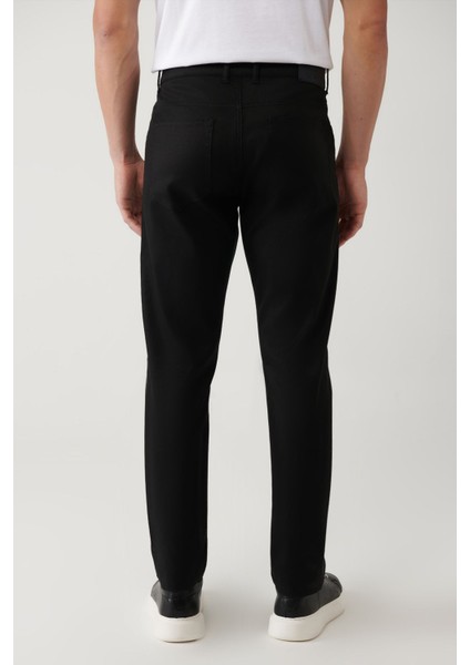 Erkek Siyah Slim Fit Klasik Bel 5 Cep Pantolon A41Y3071