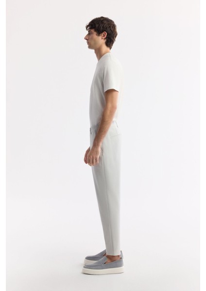 Erkek Açık Gri Carrot Fit Klasik Bel Pamuklu Jersey Pantolon A51y3013 fiyatları