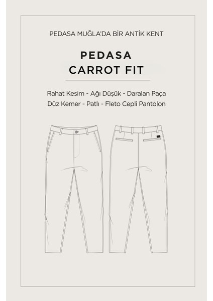 Erkek Açık Gri Carrot Fit Klasik Bel Pamuklu Jersey Pantolon A51y3013