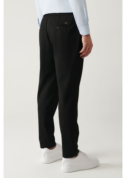 Erkek Siyah Relaxed Fit Yandan Cepli Bağcıklı Jogger Pantolon B003005 indirimleri