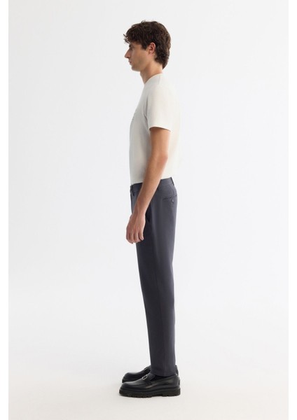 Erkek Antrasit Slim Fit Klasik Bel Yumuşak Tuşeli Chino Pantolon B003035 fiyatları