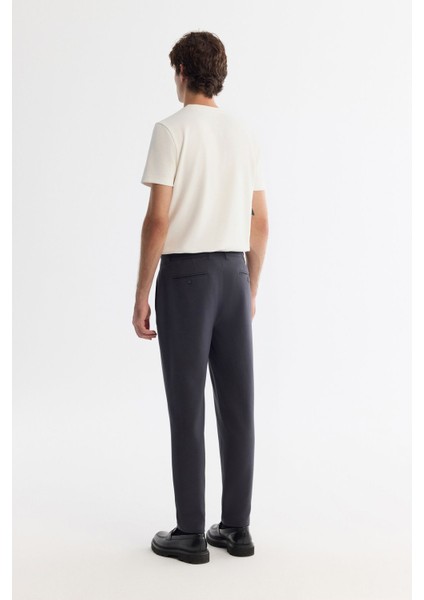Erkek Antrasit Slim Fit Klasik Bel Yumuşak Tuşeli Chino Pantolon B003035 modelleri