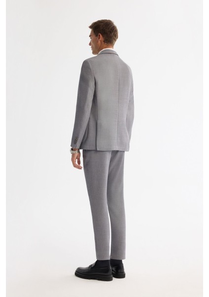 Erkek Gri Mono Yaka Bi-stretch Ceket A42y4011 indirimleri