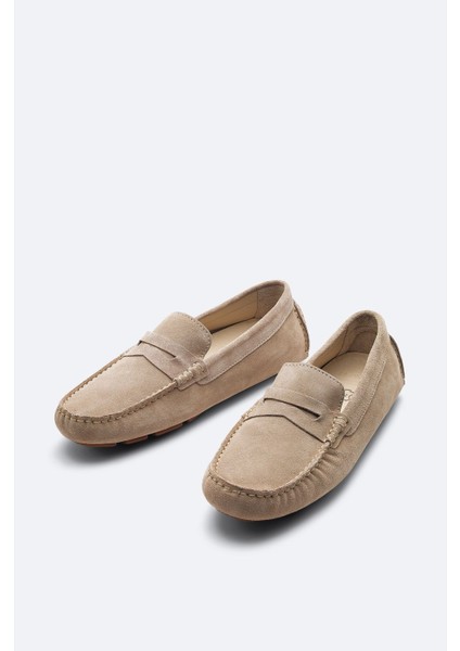 Erkek Taş %100 Süet Loafer Ayakkabı B008001 fiyatları