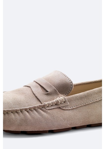 Erkek Taş %100 Süet Loafer Ayakkabı B008001 modelleri