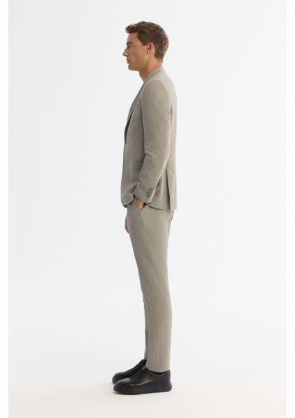 Erkek Vizon Mono Yaka Bi-Stretch Astarsız Ceket A42Y4012 fırsatları