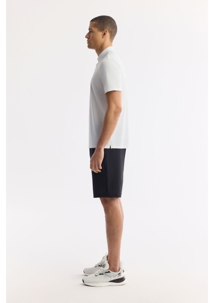 Erkek Beyaz Kırılmaz Polo Yaka Magnet Düğme Teknik Kumaş T-Shirt A51Y1155 modelleri