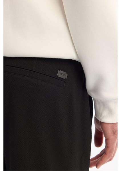 Erkek Siyah Slim Fit Yanı Lastikli Gofreli Chino Pantolon B003037 indirimleri