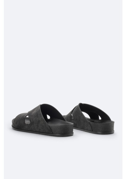 Erkek Siyah Çapraz Bantlı Hafif Rahat Taban Sandalet Terlik A51Y8300 fırsatları