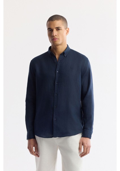Erkek Kırık Relaxed Fit Beyaz Beli Lastikli Dokulu Teos Şort B003731