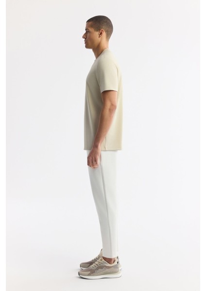 Erkek Bej Regular Fit Bisiklet Yaka Hologram Baskılı İnterlok T-Shirt A51Y1006 fırsatları