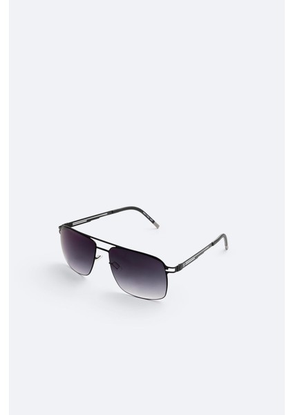 Erkek Siyah Dikdörtgen Çerçeveli Güneş Gözlüğü A41Y8811 fiyatları