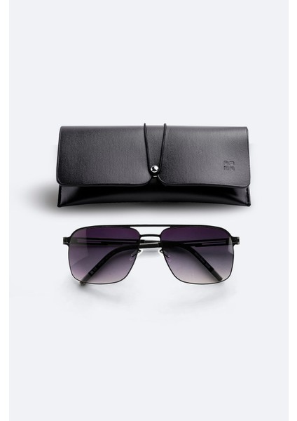 Erkek Siyah Dikdörtgen Çerçeveli Güneş Gözlüğü A41Y8811 indirimleri