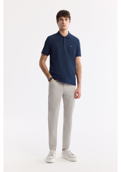 Erkek Taş Slim Fit Klasik Bel Armürlü Pamuklu 5 Cep Pantolon B003038