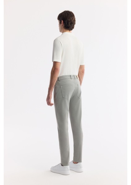 Erkek Açık Haki Slim Fit Klasik Bel Armürlü Pamuklu 5 Cep Pantolon B003038 modelleri