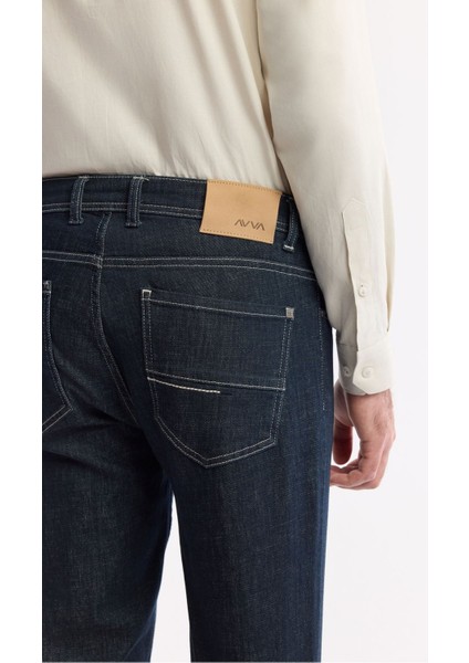 Erkek Indigo Slim Fit Silikon Yıkamalı Jean Pantolon A51y3530 indirimleri