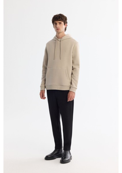 Erkek Taş Kapüşonlu Yaka 3 Iplik Şardonlu Sweatshirt B001103 indirimleri