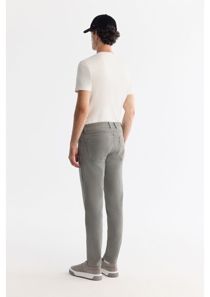 Erkek Açık Haki Eskitme Yıkamalı Esnek Jean Pantolon B003524 modelleri