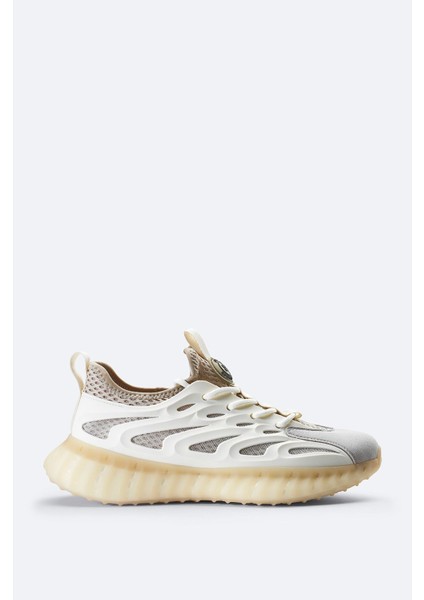 Erkek Bej Esnek Taban Sneaker Ayakkabı A41Y8023