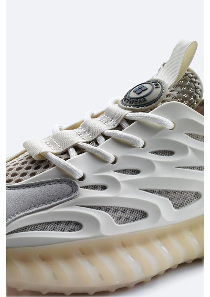 Erkek Bej Esnek Taban Sneaker Ayakkabı A41Y8023